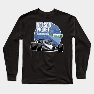 Nelson Piquet 1983 Jacarepagua Long Sleeve T-Shirt